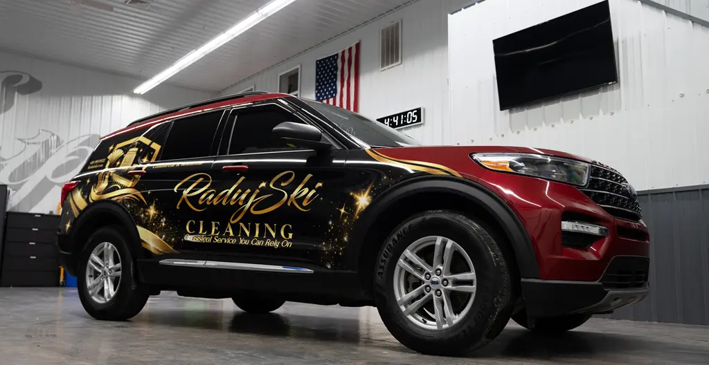 Ford Explorer Vehicle Wrap by Scribbles & Drips